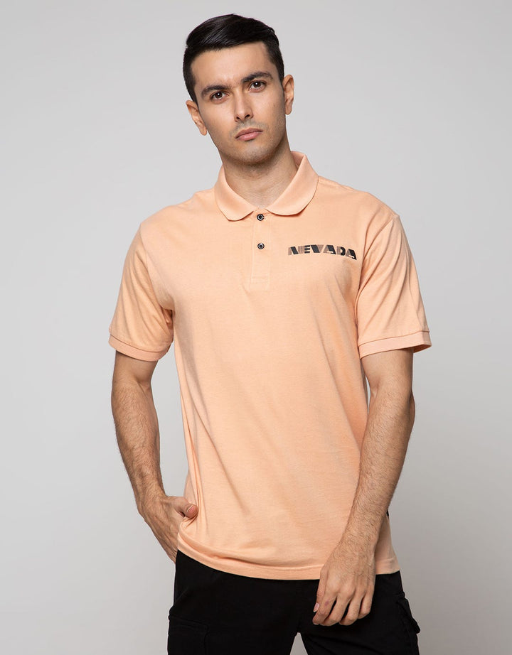 Nevada Short Sleeve Polo Shirt Basic With Print
