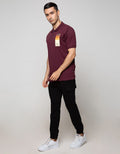 Nevada Short Sleeve Polo Shirt Basic With Print