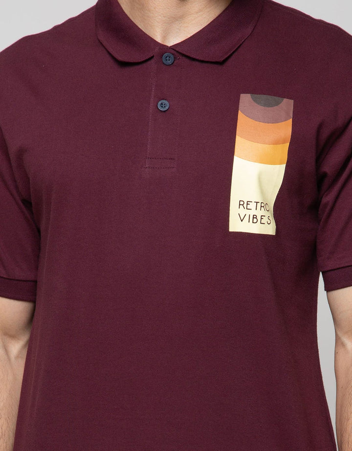Nevada Short Sleeve Polo Shirt Basic With Print