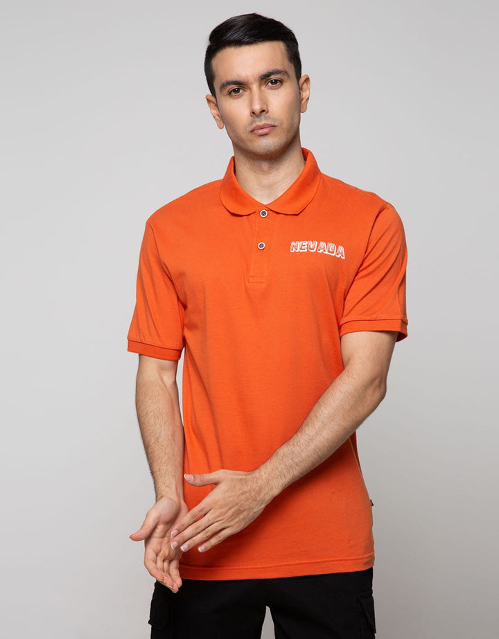 Nevada Short Sleeve Polo Shirt Basic With Print