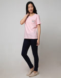 Details Short Sleeve T-Shirt Butterfly Chest Pocket Small