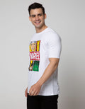 Marvel Characters Chest T-Shirt  Short Sleeve