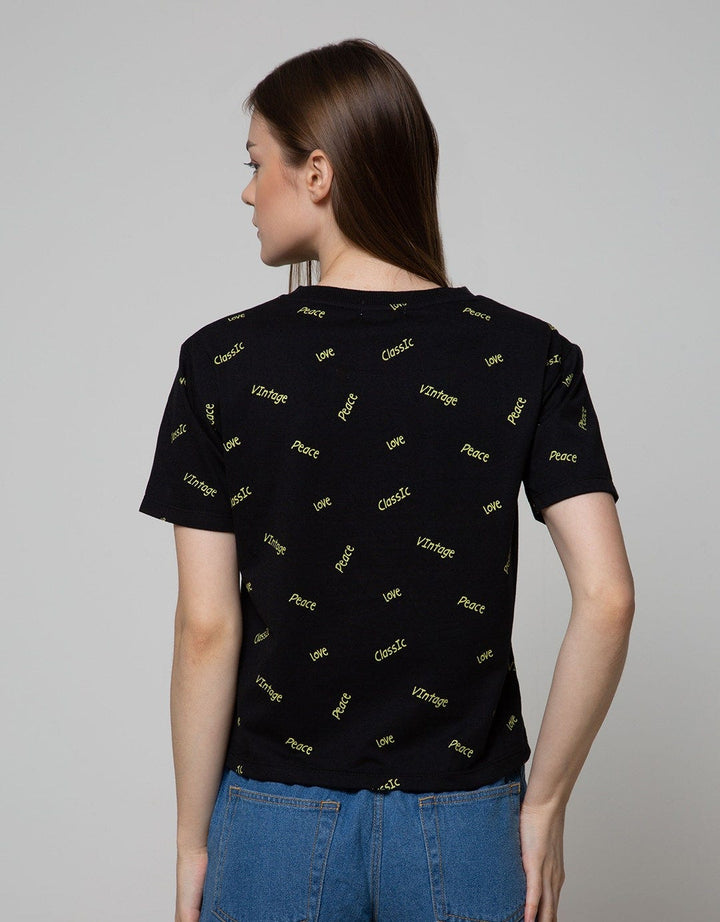 Nevada Short Sleeve T-Shirt Peace Love