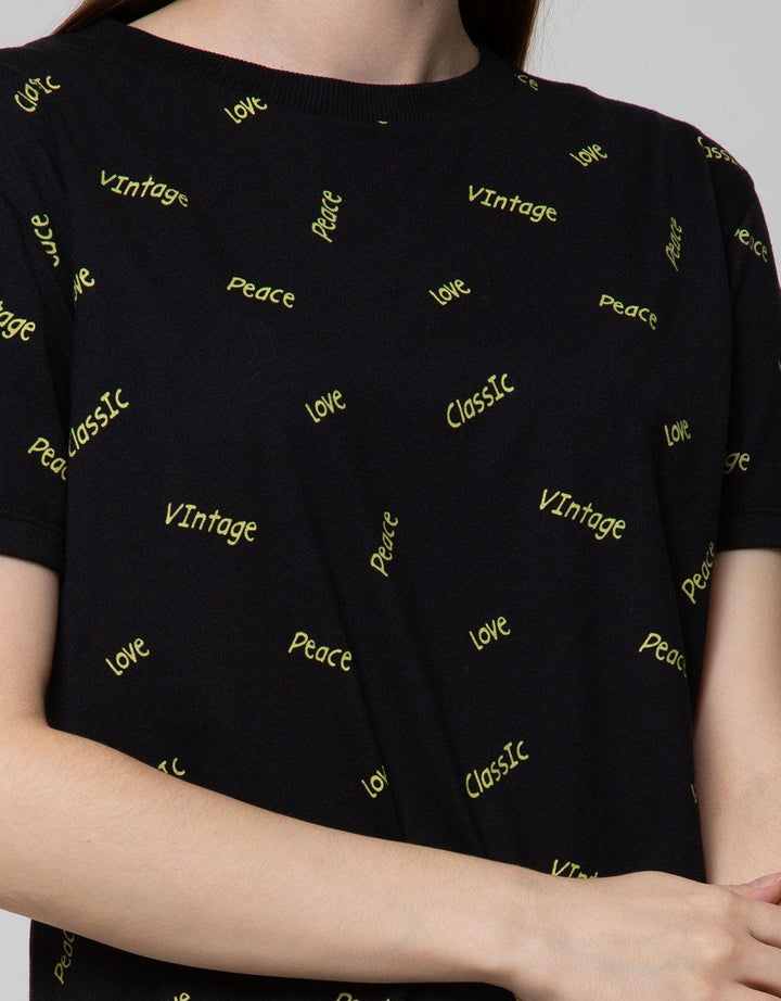 Nevada Short Sleeve T-Shirt Peace Love