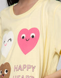 Aero Short Sleeve T-Shirt Basic Happy Heart