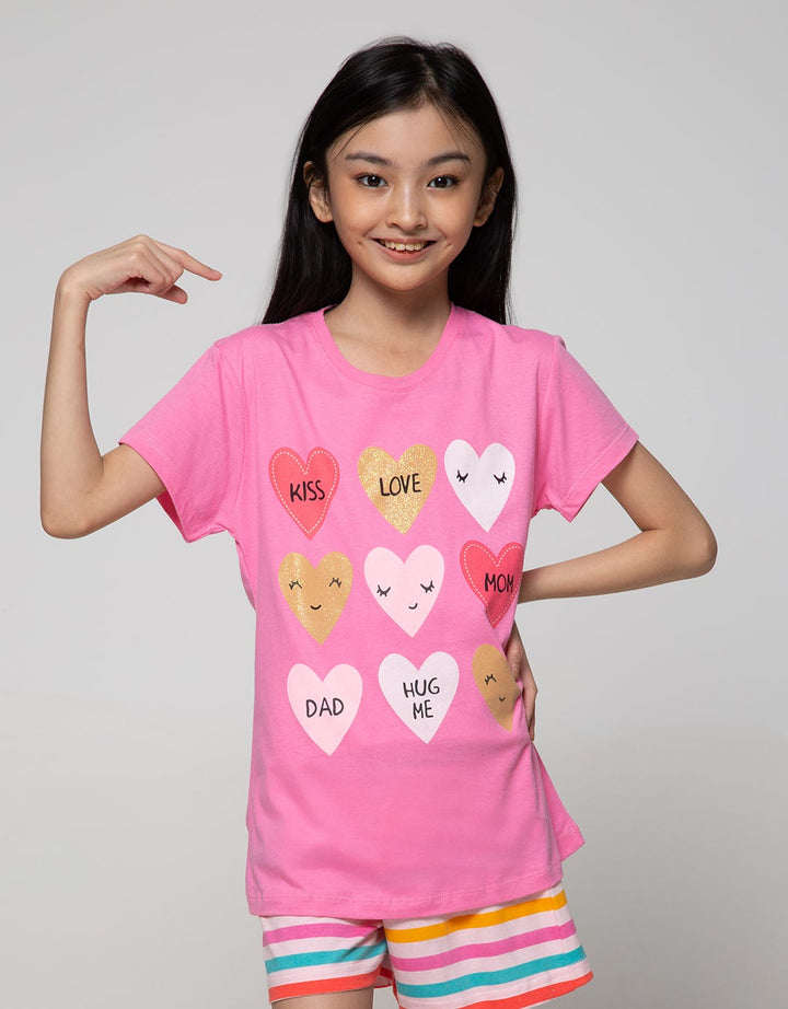 Aero Short Sleeve T-Shirt Basic Love Mom