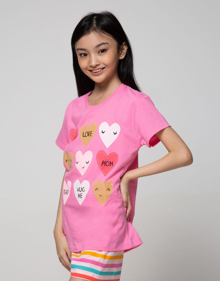 Aero Short Sleeve T-Shirt Basic Love Mom