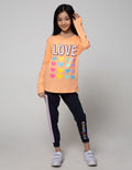 Aero Long Sleeve T-Shirt Basic Love Heart