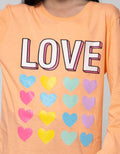 Aero Long Sleeve T-Shirt Basic Love Heart