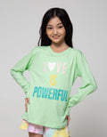 Aero Long Sleeve T-Shirt Basic Love Is Powerful