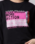Nevada Sweatshirt Solid Less Words More Action