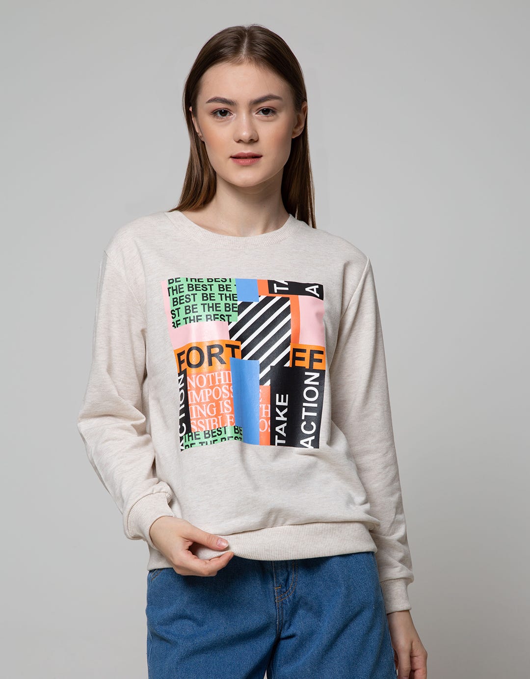 Nevada Sweatshirt SolidSh Take Action