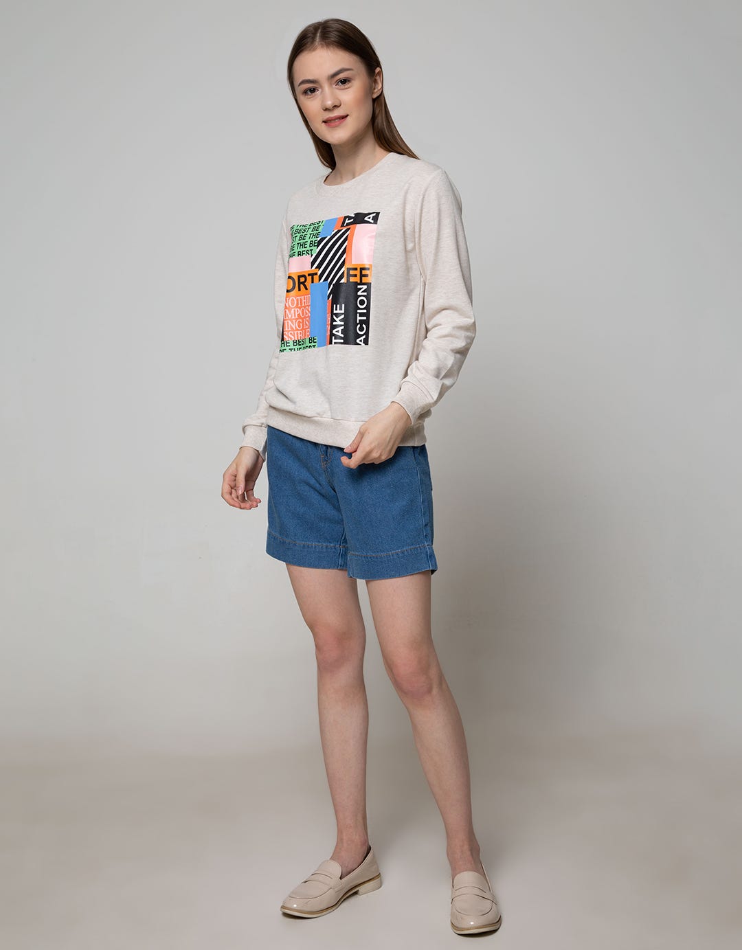 Nevada Sweatshirt SolidSh Take Action