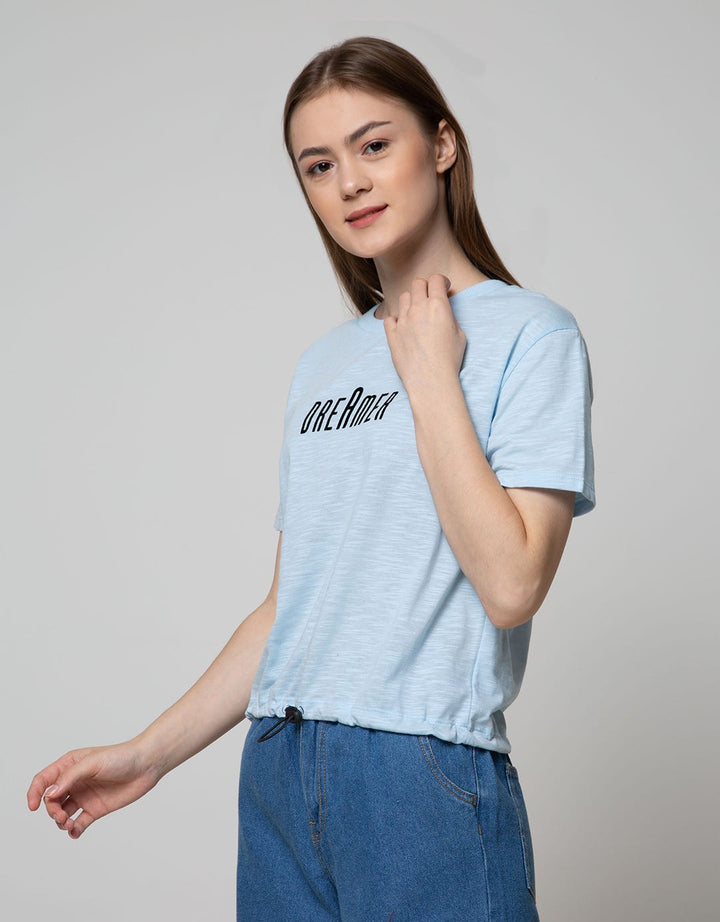 Nevada Short Sleeve T-Shirt Solid Drawstring Dreamer