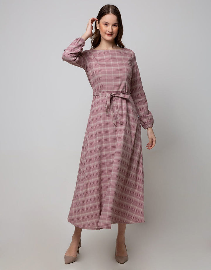 Expand Thalia Long Dress With Waist Straps