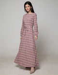Expand Thalia Long Dress With Waist Straps