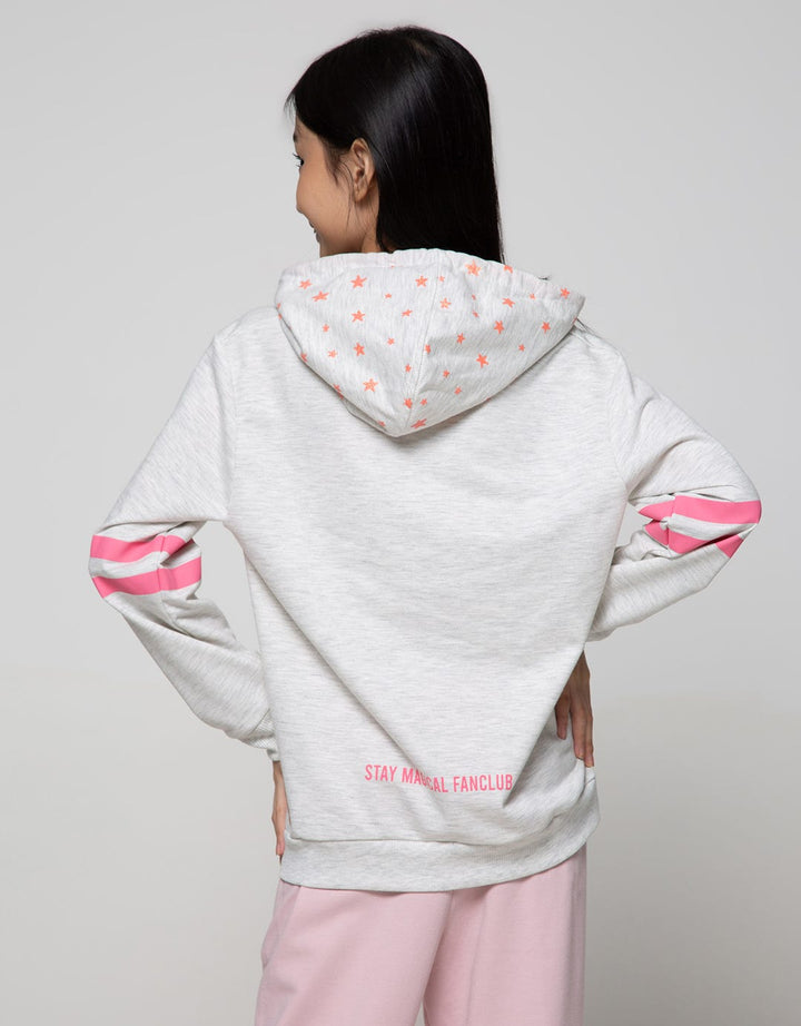 Nevada Sweatshirt Hoodie Unicorn Face Pockets