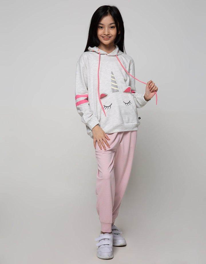 Nevada Sweatshirt Hoodie Unicorn Face Pockets