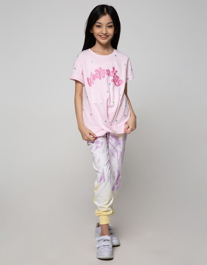 Nevada Jogger Knit Tie Dye Matching Courage