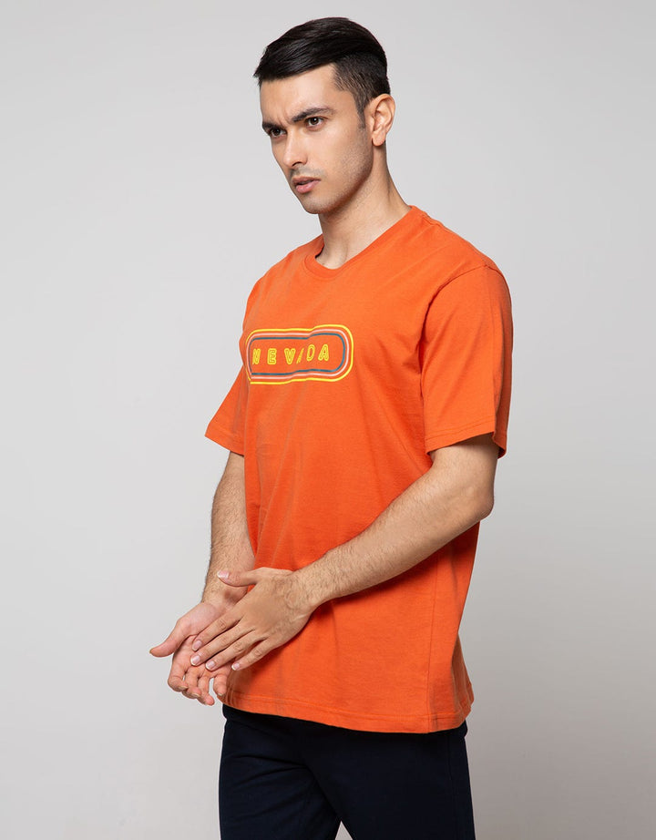 Nevada Short Sleeve T-Shirt Print Logo Brand