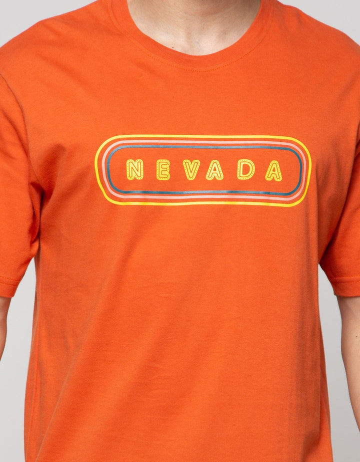 Nevada Short Sleeve T-Shirt Print Logo Brand