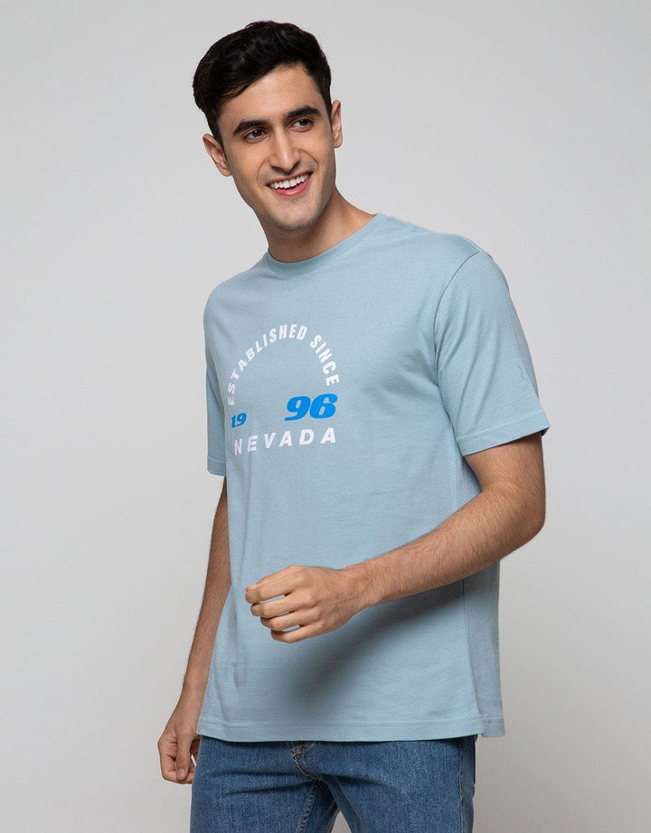 Nevada Short Sleeve T-Shirt Print Half Circle
