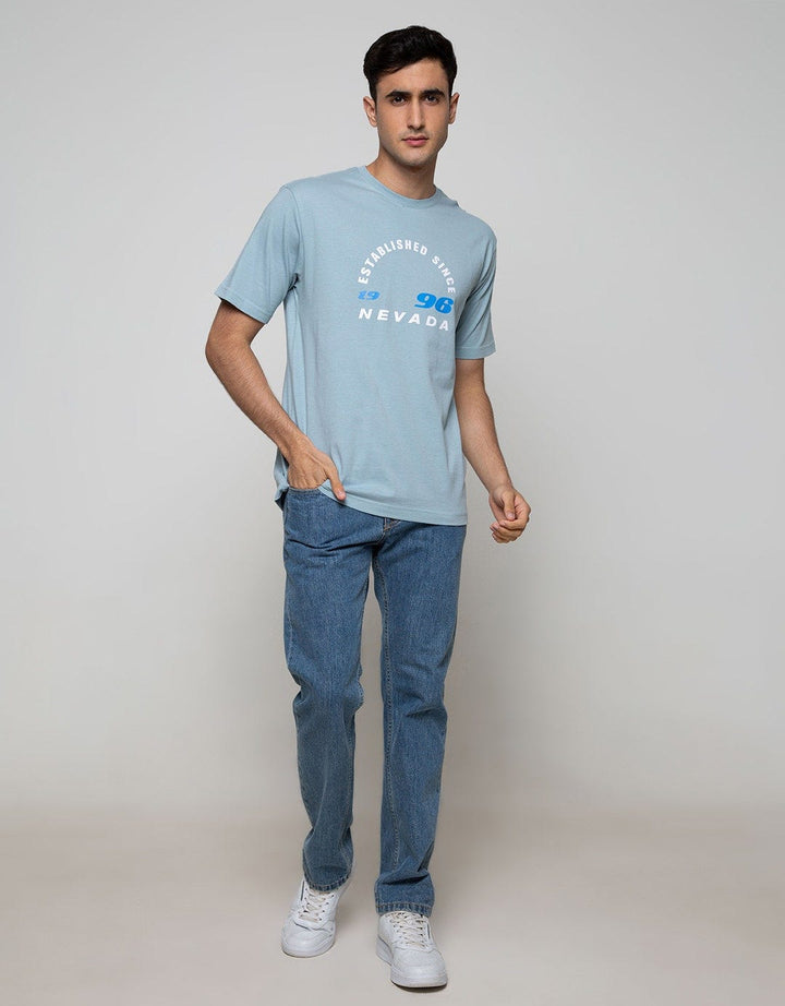 Nevada Short Sleeve T-Shirt Print Half Circle