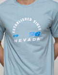Nevada Short Sleeve T-Shirt Print Half Circle