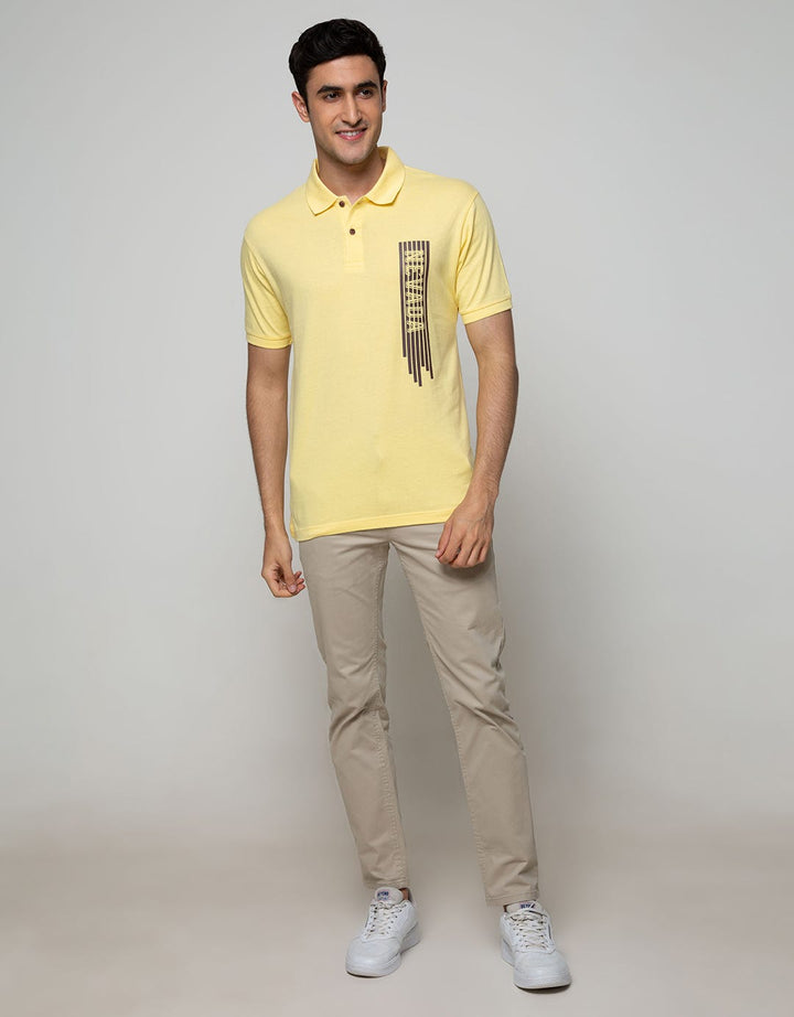Nevada Short Sleeve Polo Shirt Basic With Print