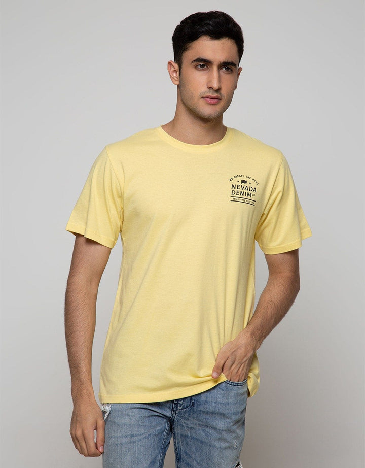 Nevada Short Sleeeve T-Shirt Print Nevada Denim