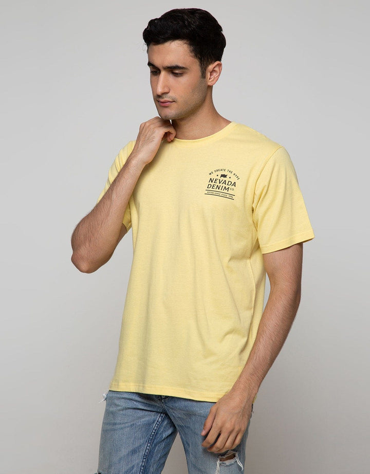 Nevada Short Sleeeve T-Shirt Print Nevada Denim
