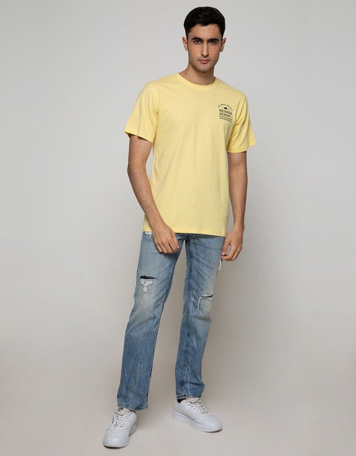 Nevada Short Sleeeve T-Shirt Print Nevada Denim
