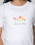 Phenomenal Short Sleeve T-Shirt Wording Flower