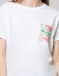 Phenomenal Short Sleeve T-Shirt Pocket Floral