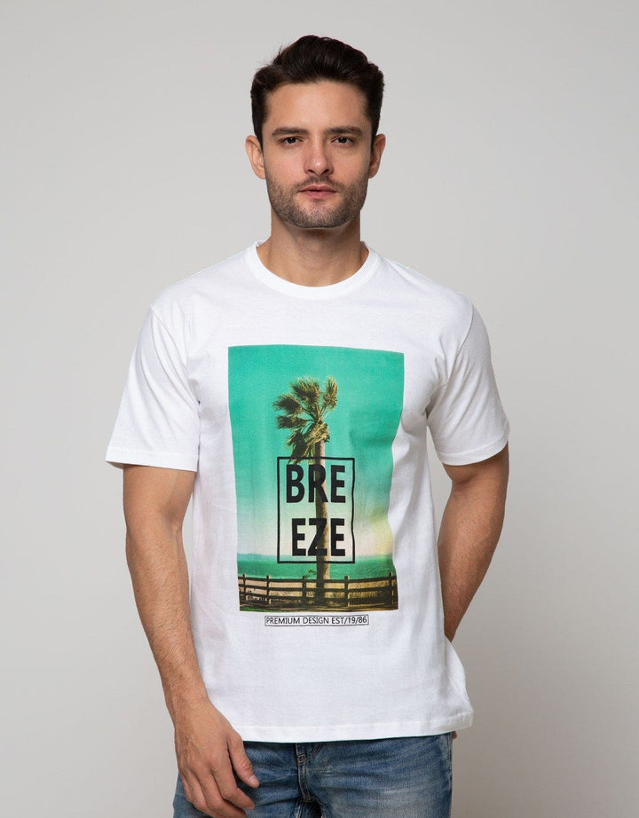 T Zone Short Sleeve T-Shirt Print Photoprint