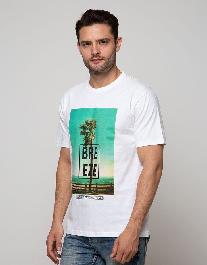 T Zone Short Sleeve T-Shirt Print Photoprint