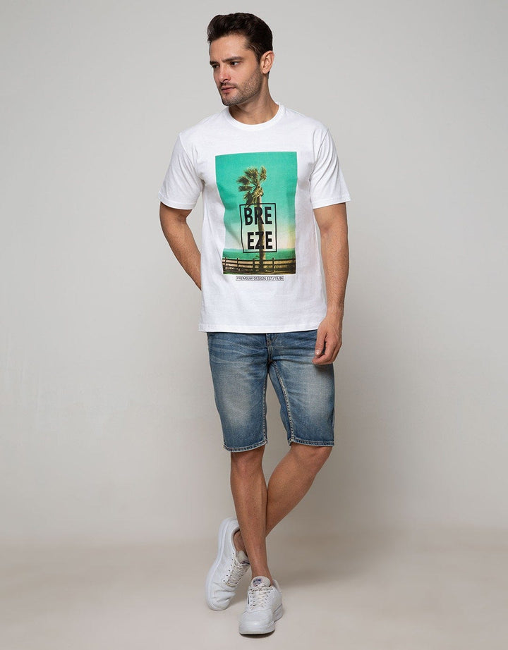T Zone Short Sleeve T-Shirt Print Photoprint