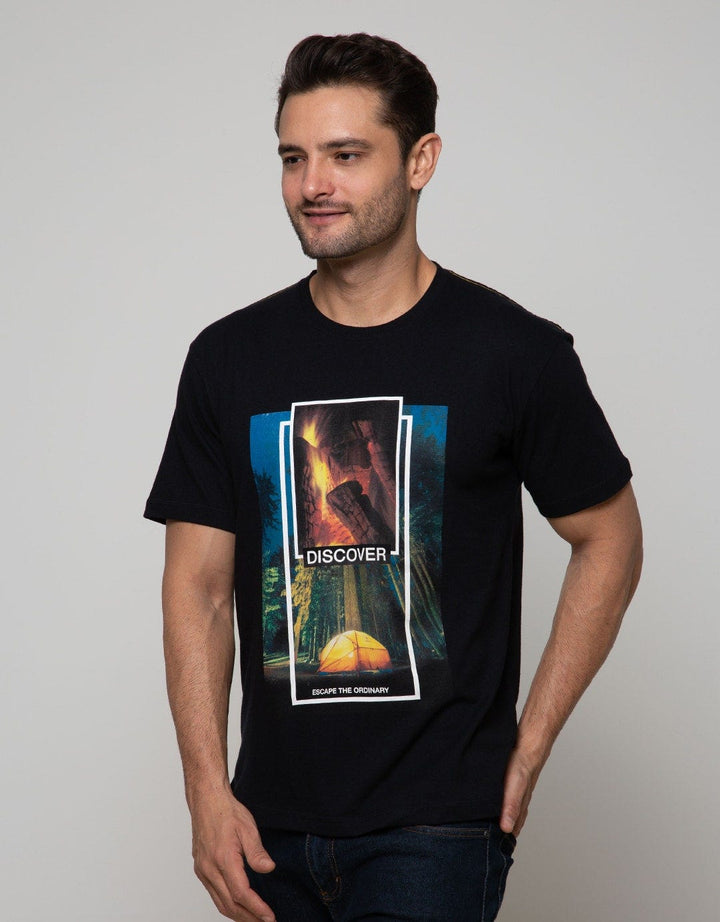 T Zone Short Sleeve T-Shirt Print Photoprint