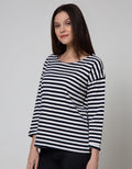 Phenomenal Long Sleeve T-Shirt Dropsleeved Stripe