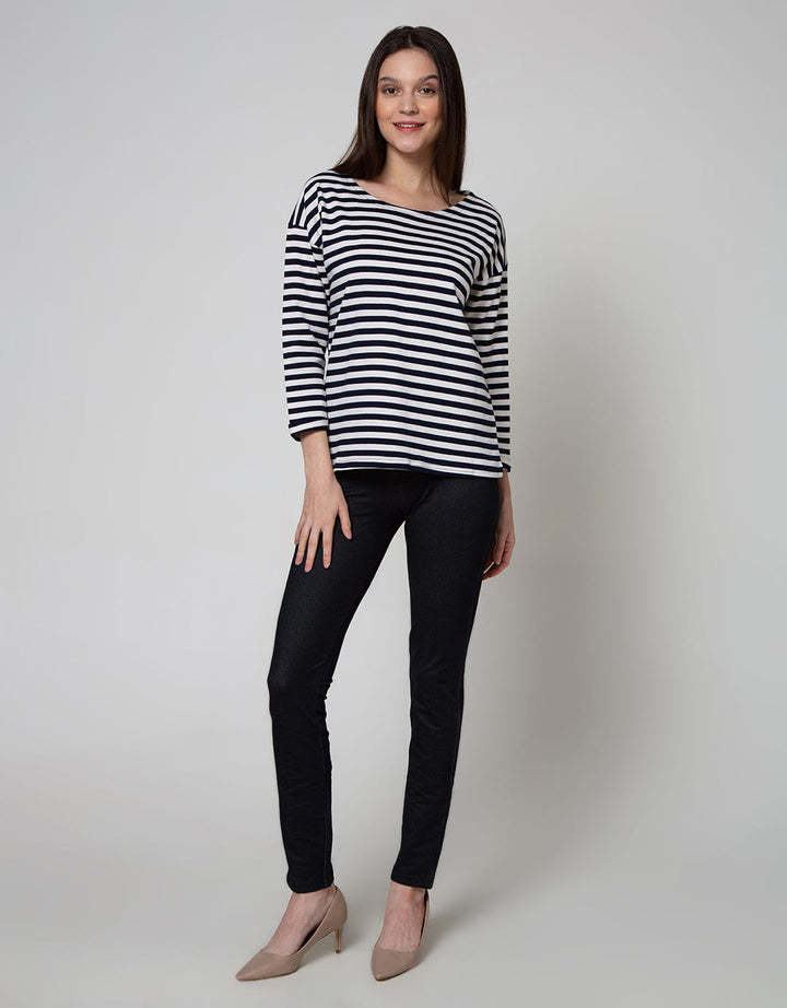 Phenomenal Long Sleeve T-Shirt Dropsleeved Stripe