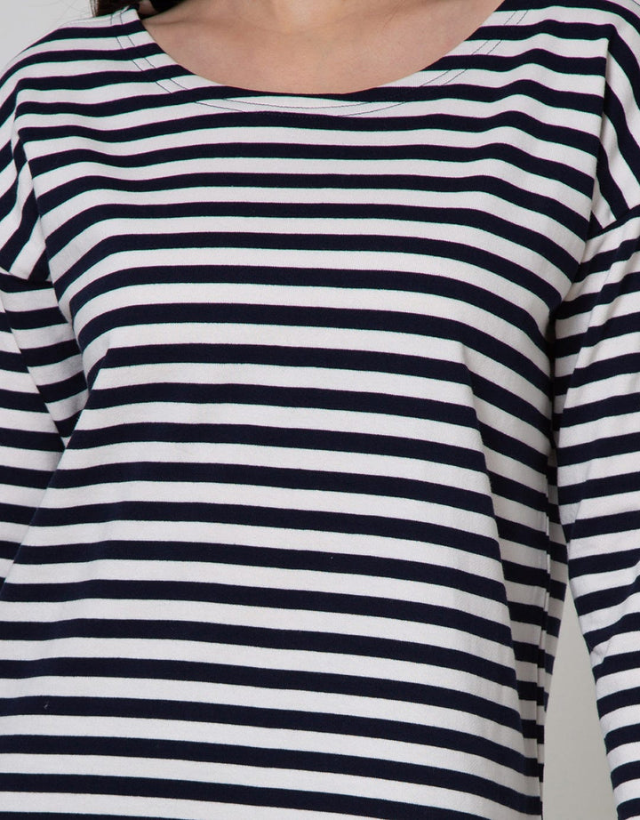 Phenomenal Long Sleeve T-Shirt Dropsleeved Stripe