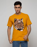T Zone Short Sleeve T-Shirt Print Graphic Theme Animal Tiger