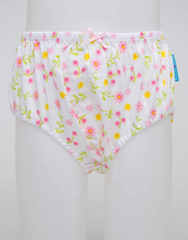 Kidz Too Brief Pack 3 Underwear Girls Flower