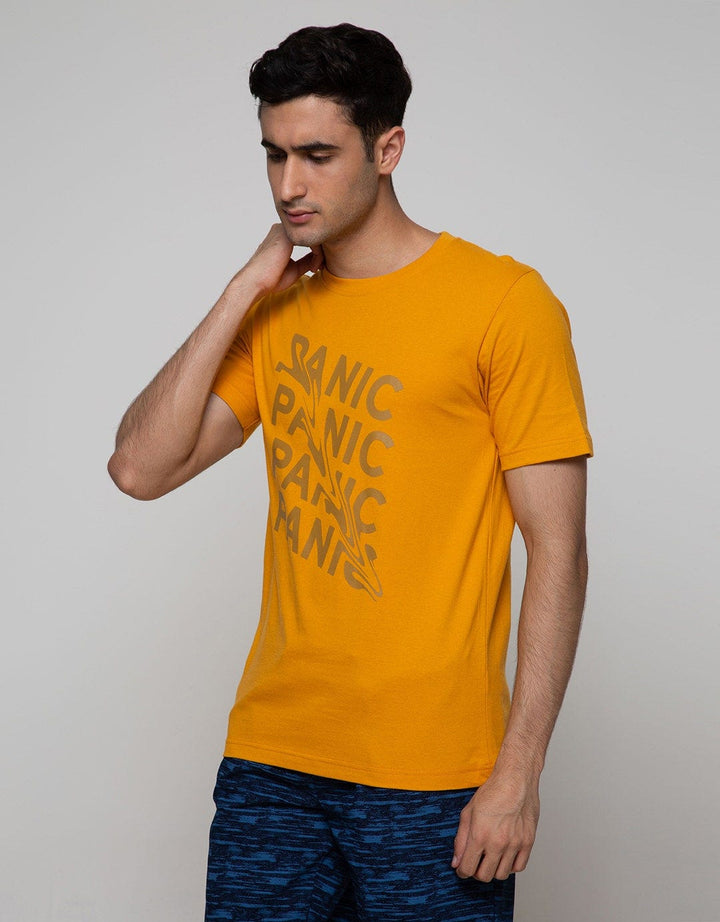 T Zone Short Sleeve T-Shirt Print Graphic Panic