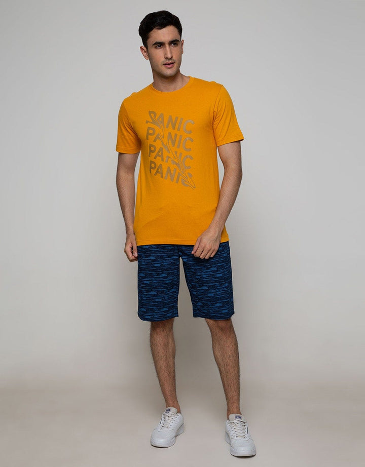 T Zone Short Sleeve T-Shirt Print Graphic Panic