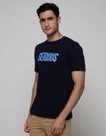 T Zone Short Sleeve T-Shirt Print Graphic Serious