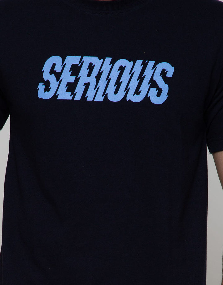 T Zone Short Sleeve T-Shirt Print Graphic Serious