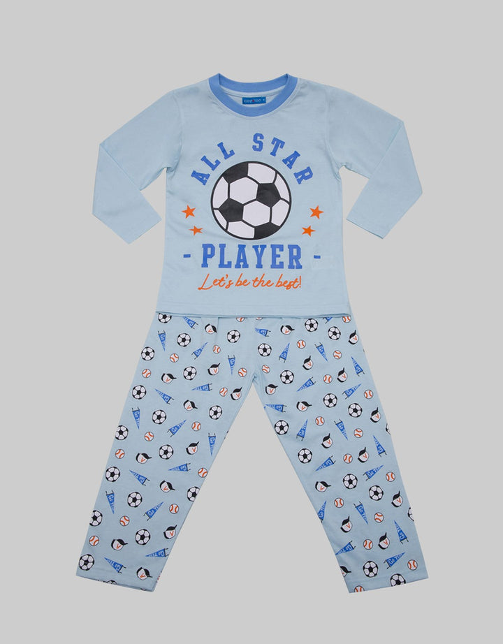 Kidz Too Top  Bottom Set Piyama All Star Player