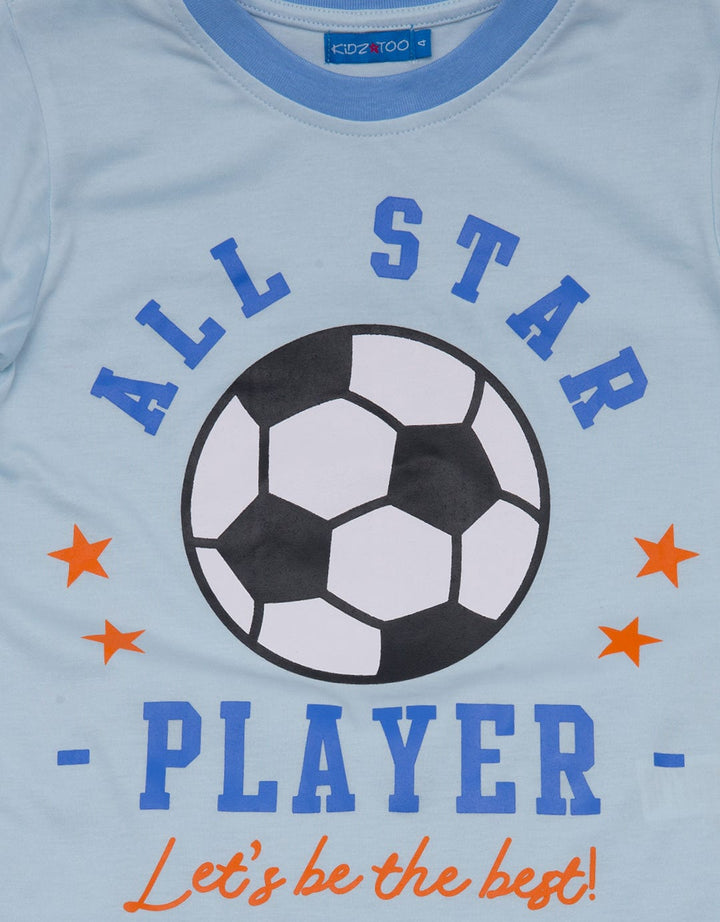 Kidz Too Top  Bottom Set Piyama All Star Player