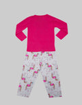 Kidz Too Top Bottom Unicorn Hair Pajama Set